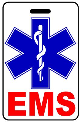 EMS with Blue Star of Life