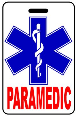 Paramedic with Blue Star of Life