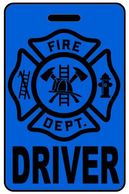 Hi-Viz Driver with Firefighter Cross
