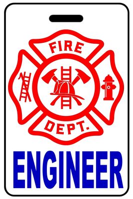 Engineer with Firefighter Cross (Blue) Engineer with Firefighter Cross (Blue)