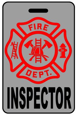 Inspector with Firefighter Cross