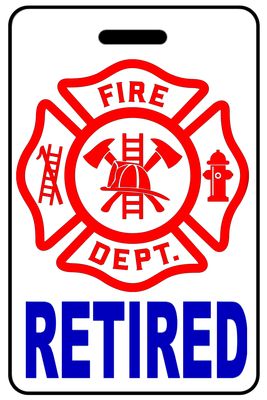 Retired with Firefighter Cross Retired with Firefighter Cross
