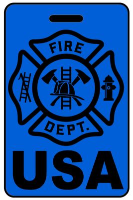 Hi-Viz USA with Firefighter Cross