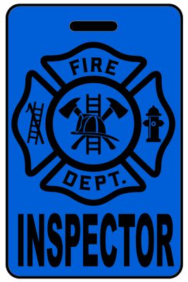 Hi-Viz Inspector with Firefighter Cross
