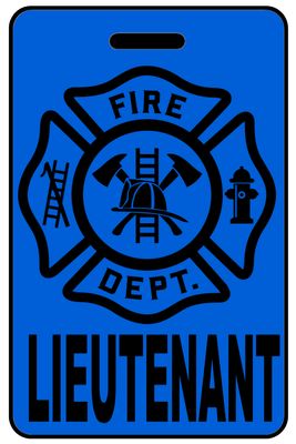 Hi-Viz Lieutenant with Firefighter Cross