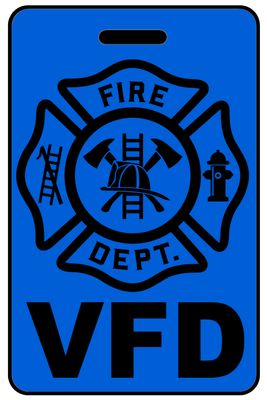 Hi-Viz VFD with Firefighter Cross