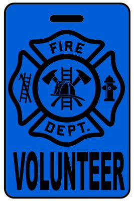 Hi-Viz Volunteer with Firefighter Cross