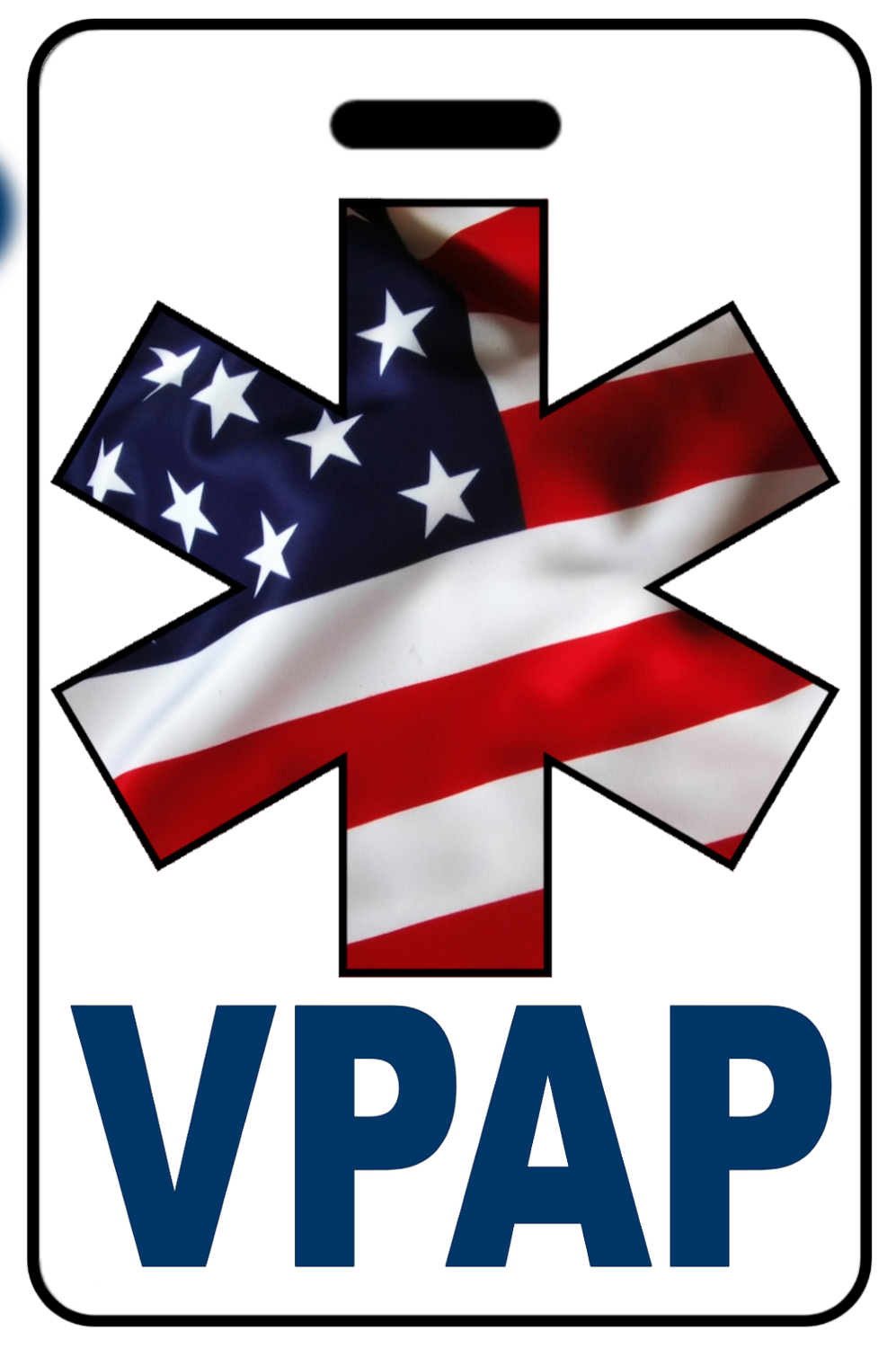 VPAP w/ Patriotic USA Flag Star of Life