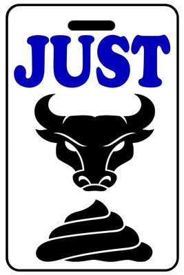 Just Bullshit with Blue Logo