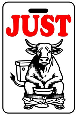 Just Bullshitting with Red Logo