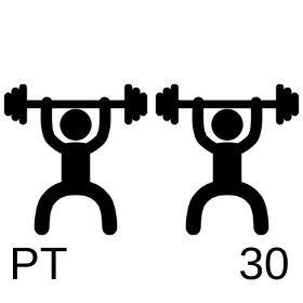 50 &quot;Flex&quot; Personal Trainings - Duo trainingen