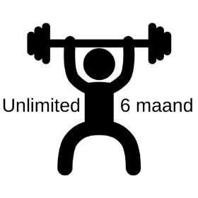 6 maanden Group Training abonnement - Unlimited (prijs per maand)