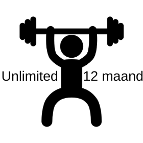 12 maanden Group Training abonnement - Unlimited (prijs per maand)
