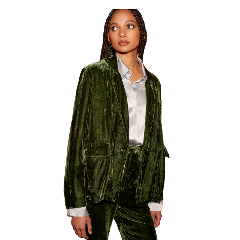 Riverside Tool &amp; Dye Velvet Blazer