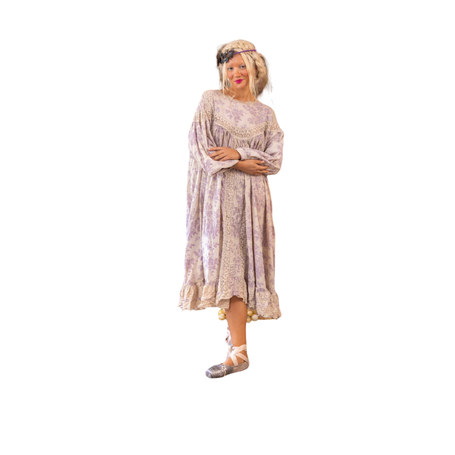 Magnolia Pearl Embroidered Iruka Dress 690 (Lucile)