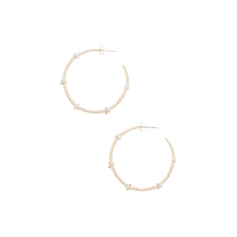 Chan Luu Sailor Hoops Maxi Silver