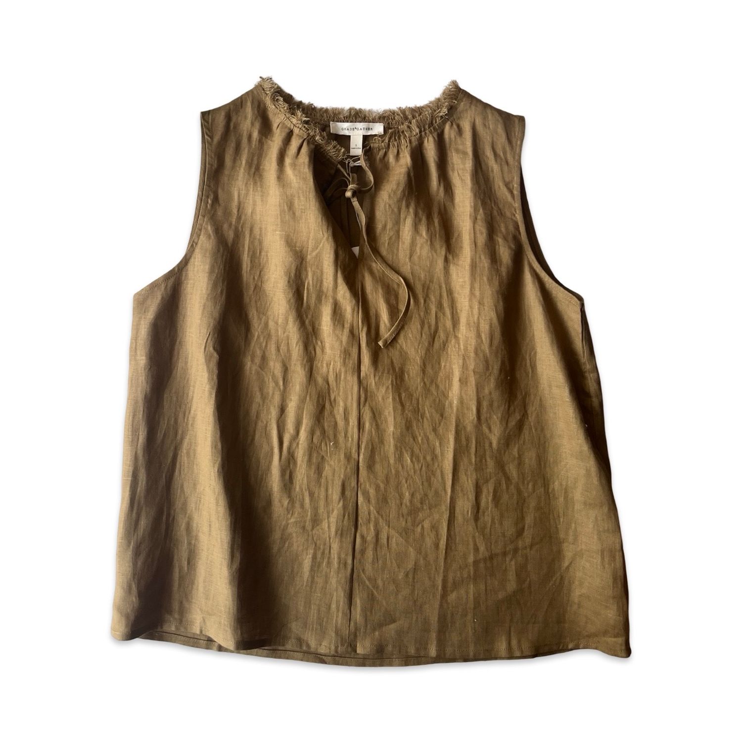 Grade &amp; Gather Sleeveless Linen Top