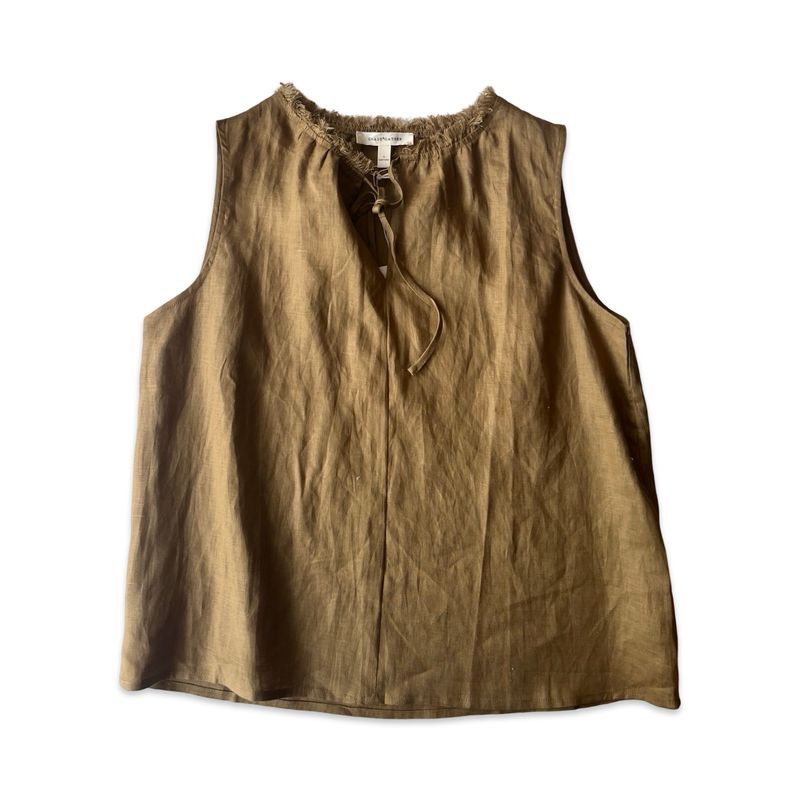 Grade &amp; Gather Sleeveless Linen Top