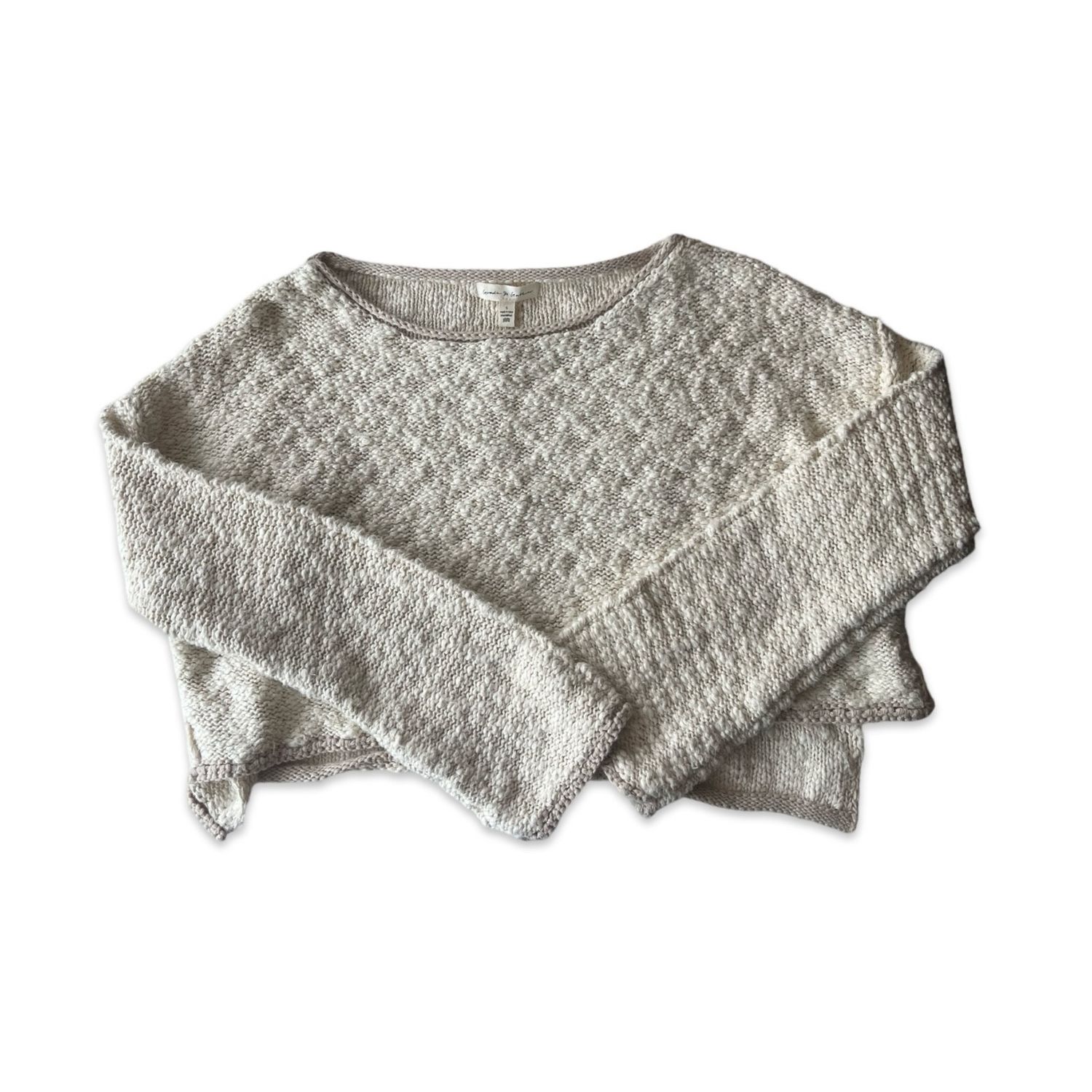 Grade &amp; Gather Cotton Slub Crop Top