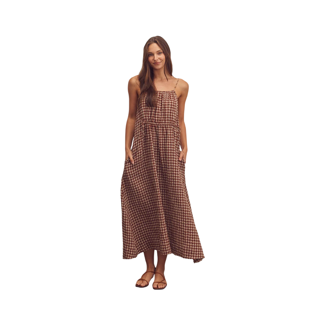 Amente, Front Shirring, Cami Dress