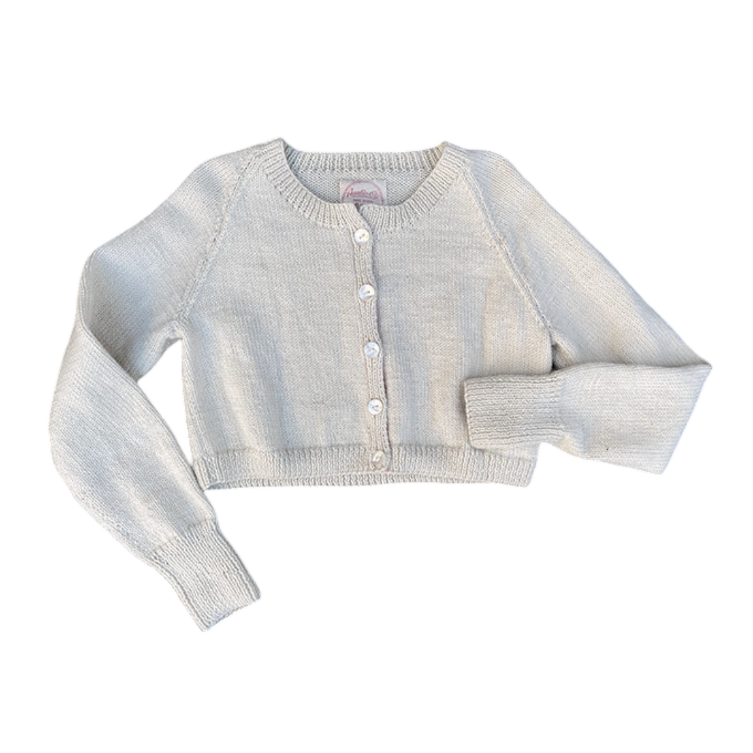 Auntie Oti Cardigan, Size: (M/L), Color: (Cream,