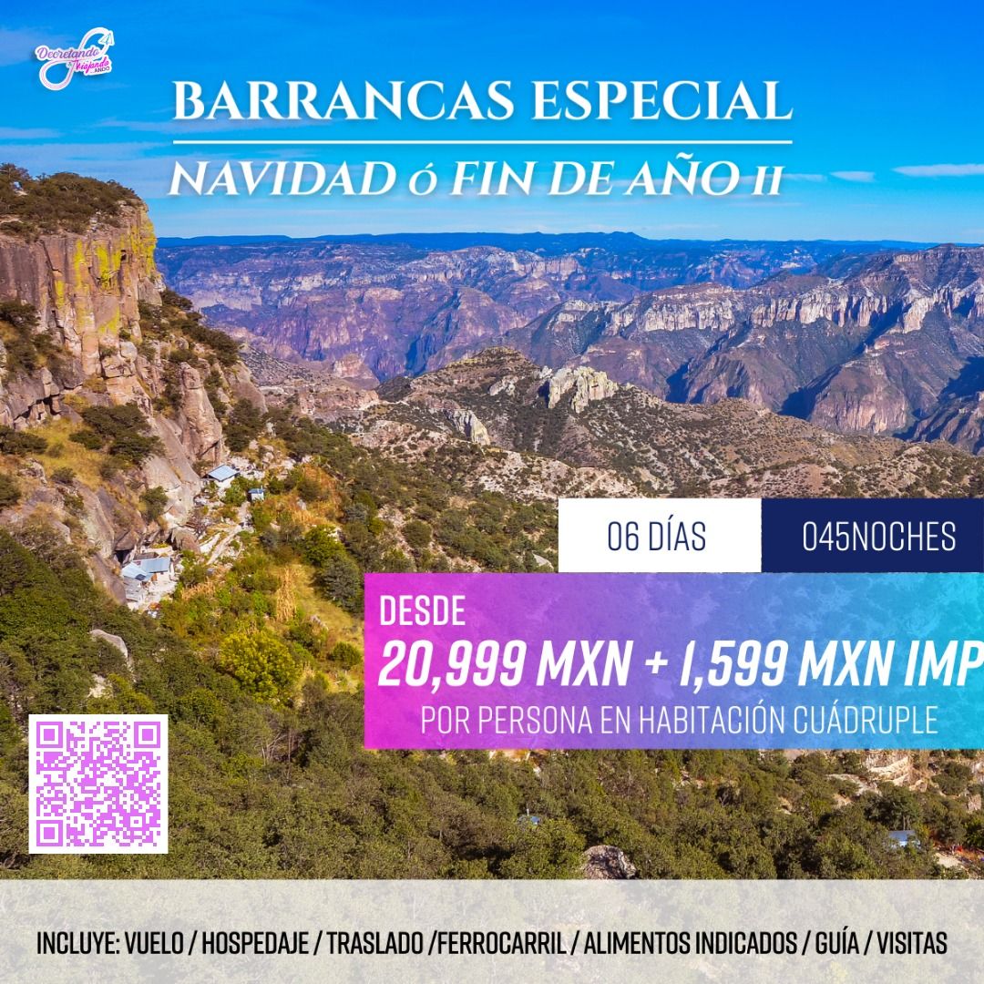 BARRANCAS DEL COBRE, NAVIDAD O AÑO NUEVO