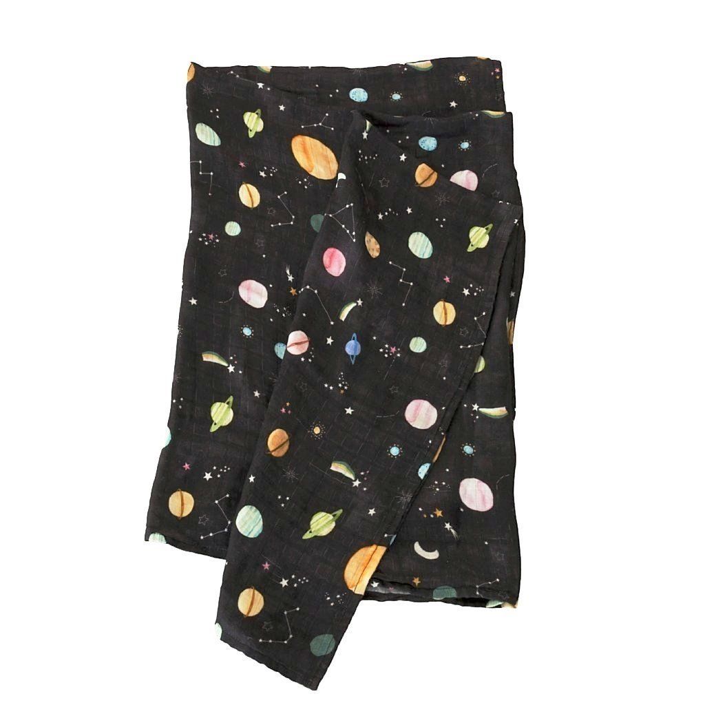 LouLou  Swaddle Blanket, Color: Planets