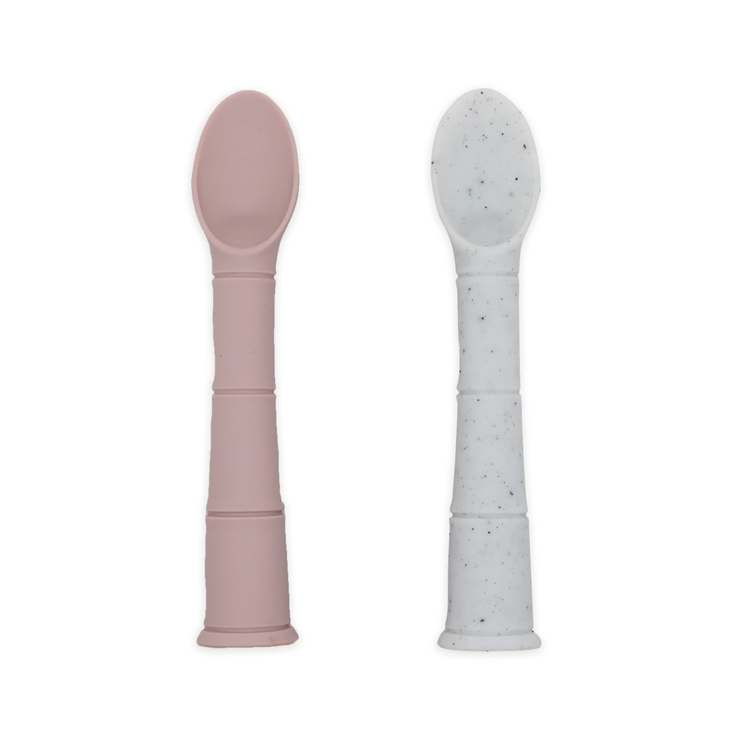 Kushies Silipop Spoons, Color: Rose/Grey