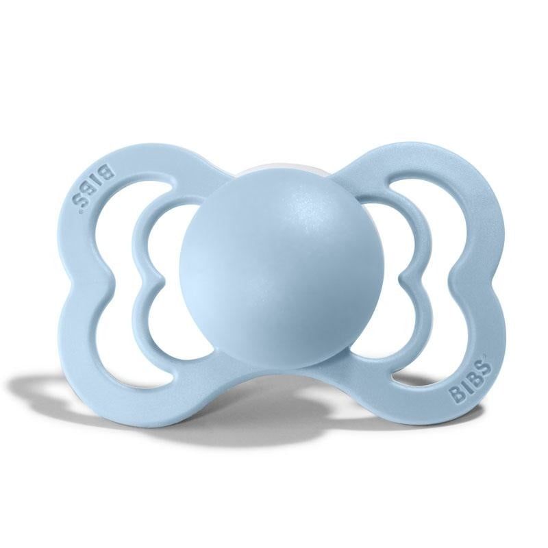 BIBS Supreme Pacifier 1pk, Color: Baby Blue, Size: 0-6M
