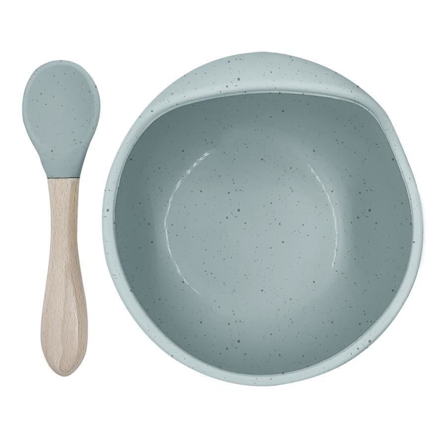 Kushies Siliscoop &amp; Spoon, Color: Seafoam