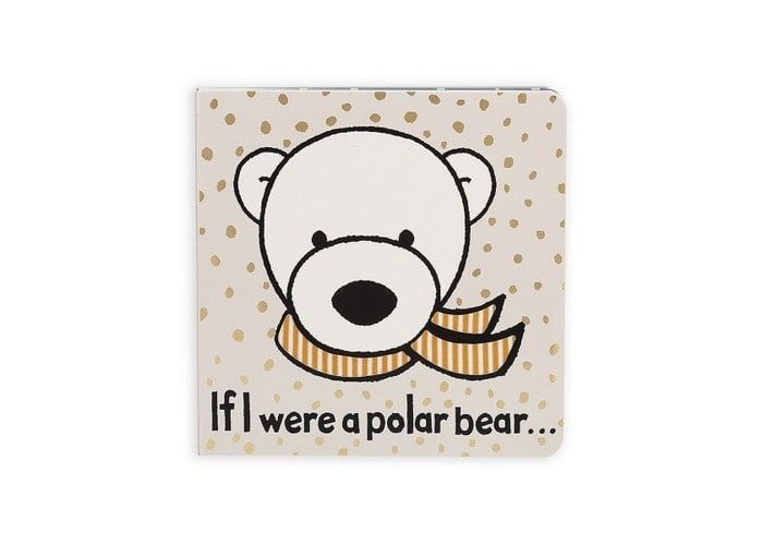 JellyCat If I was a Board Book, Color: Polar Bear