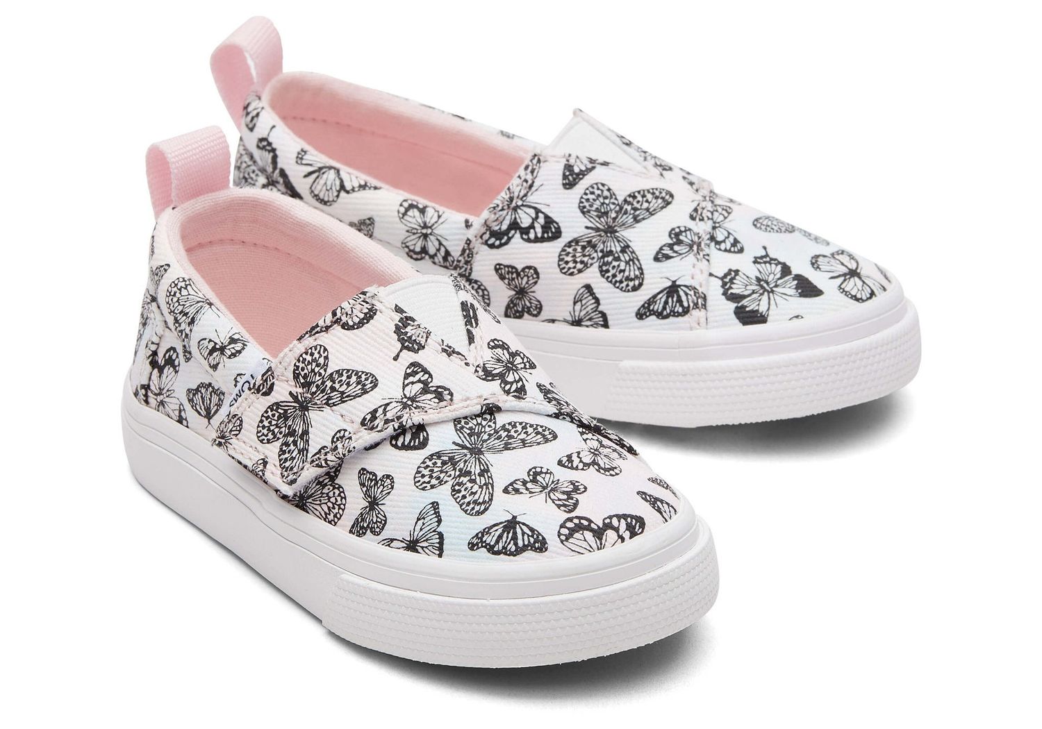 TOMS SP23 Alpargata Slip-on, Color: Butterflies, Size: 4