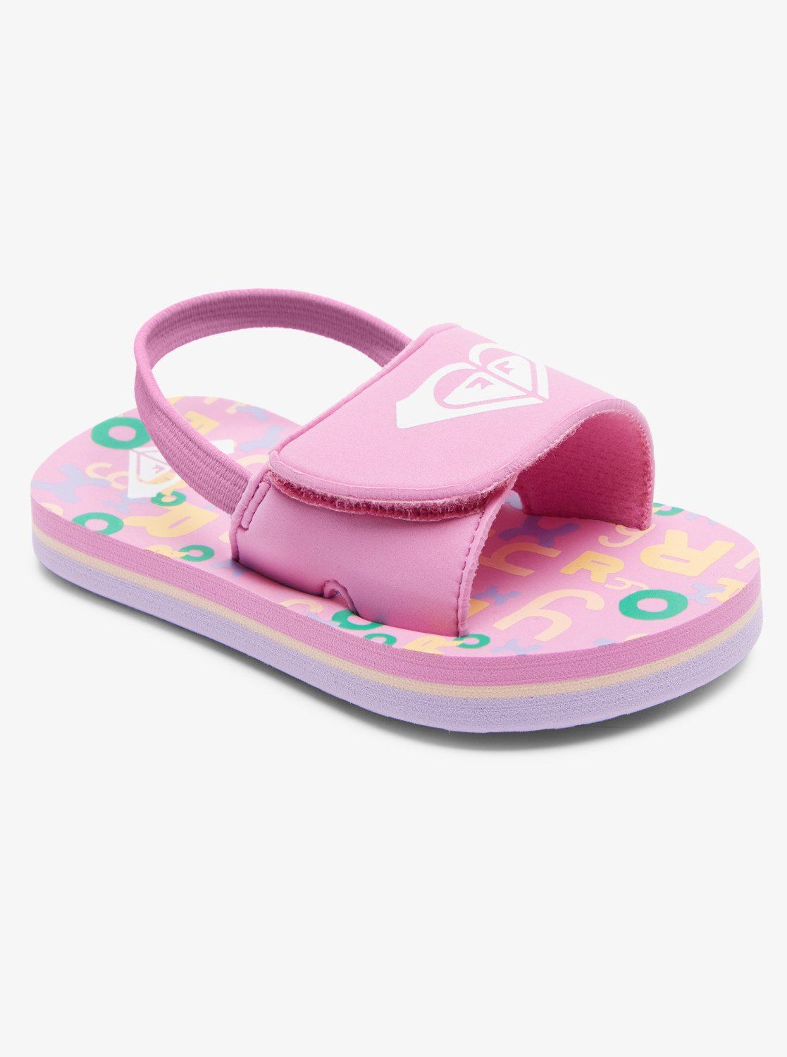 Roxy SP23 G Finn Sandal, Color: Pink, Size: 5
