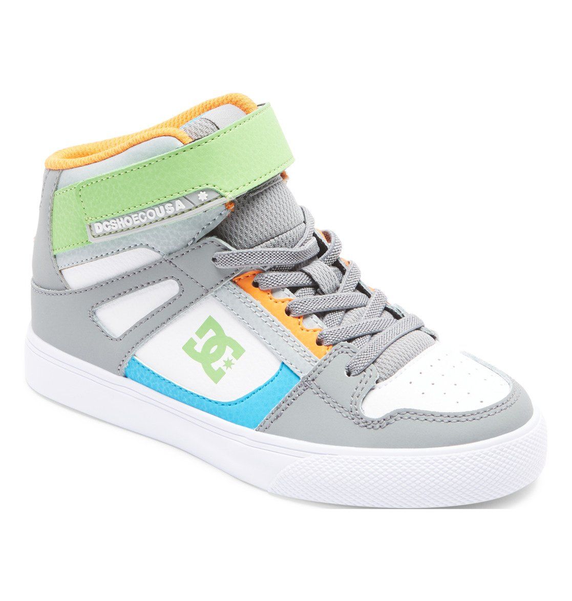 DC SP23 B Pure EV High Top , Color: Grey/Wht, Size: 11