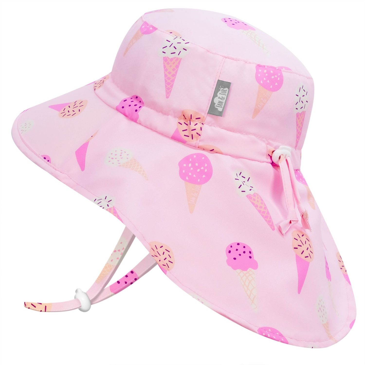 J&amp;J 24 AquaDry Advent Hat, Color: PinkIceCream, Size: 6-24M
