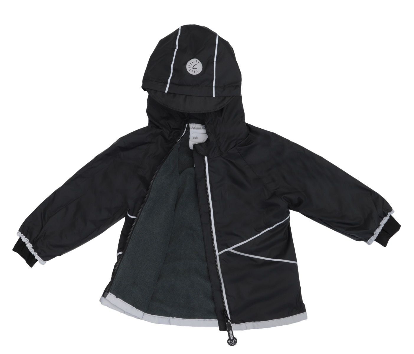 CaliK FA23 MidSeason Bby Jacket, Color: Black, Size: 18M