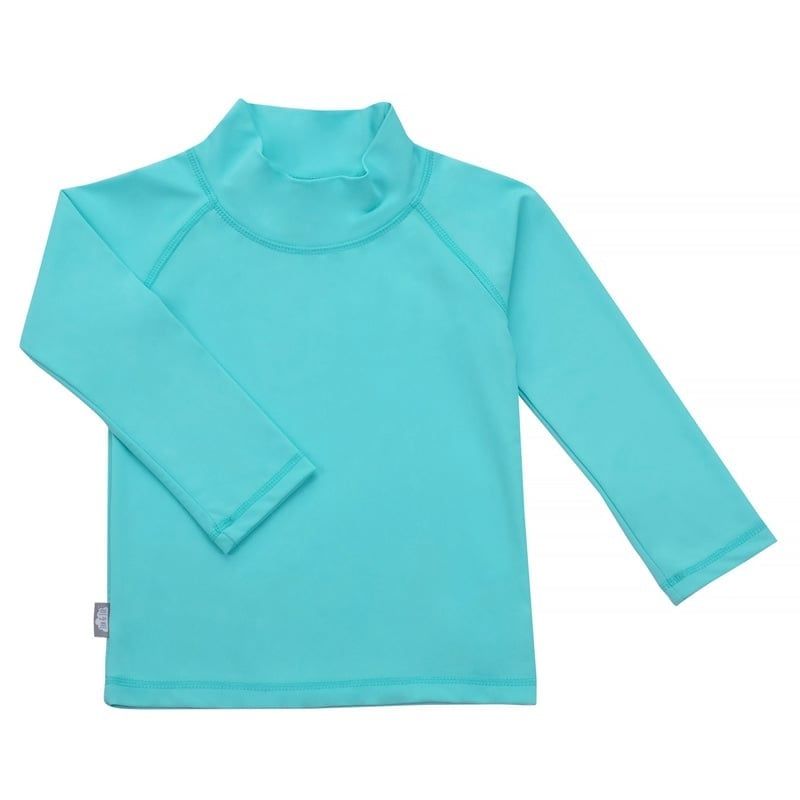 J&amp;J SP24 UV Top Long Sleeve, Color: Lagoon, Size: 2T