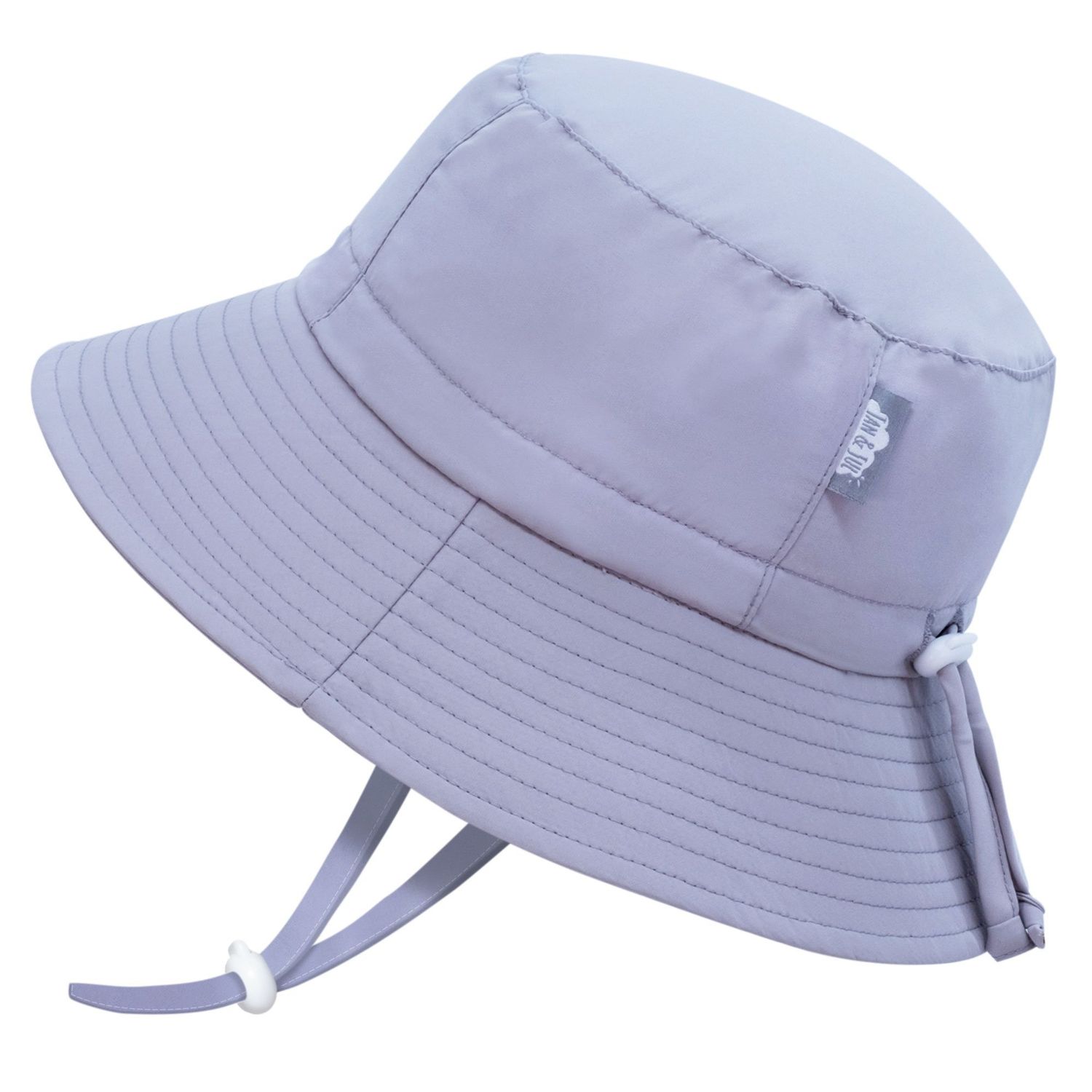 J&amp;J 24 AquaDry Bucket Hat, Color: GreyCloud, Size: S0-6M