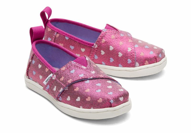 Toms FA22 ALP Dark Fucshia Glim Heart