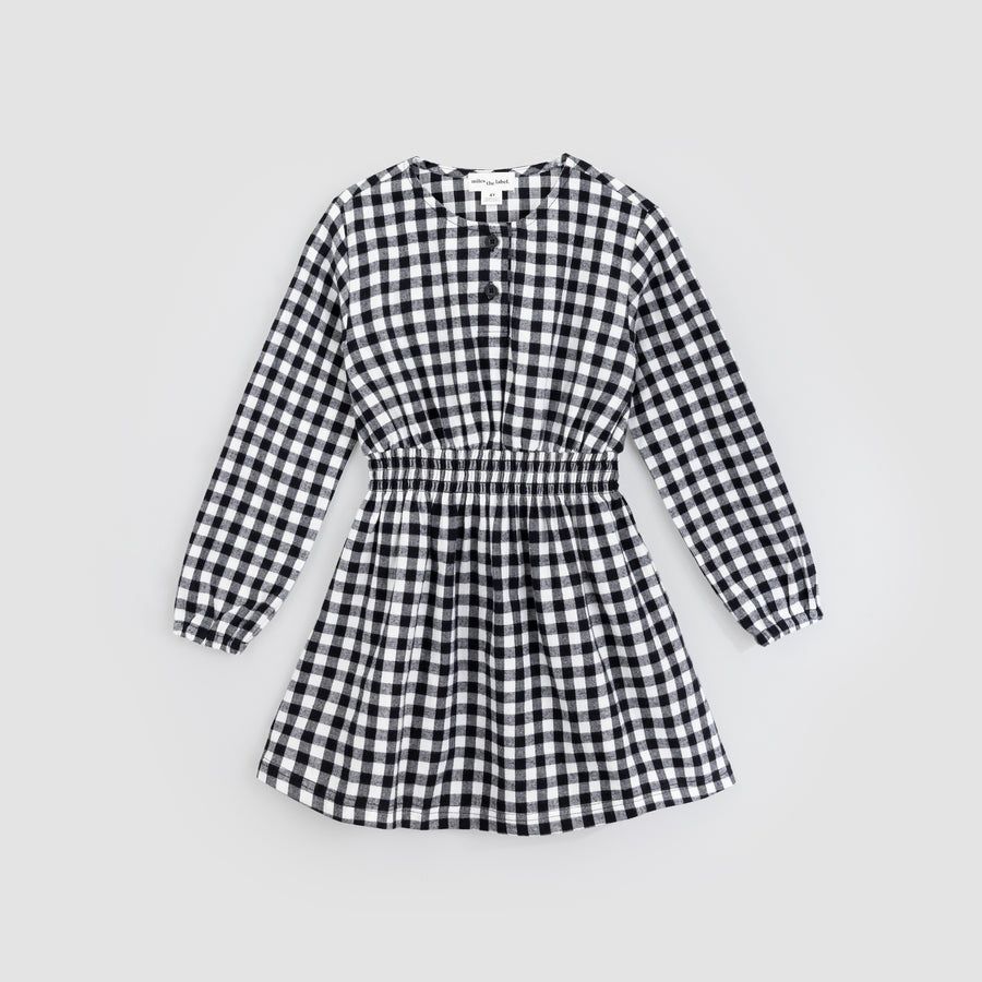 Miles FA22 G Black Check Dress