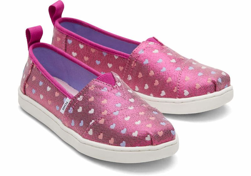 Toms FA22 ALP Dark Fucshia Glim Heart