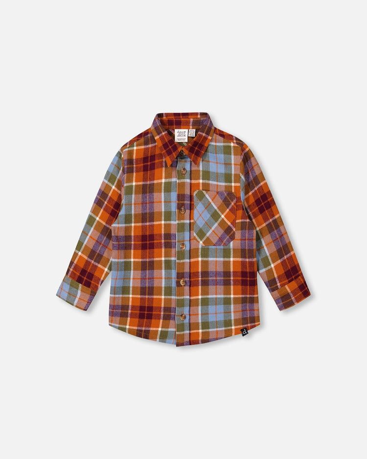 DPD FA23 B Flannel Plaid Shirt