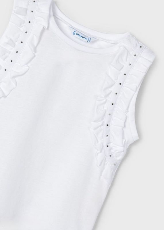 Mayoral SP24 G White Tank Top