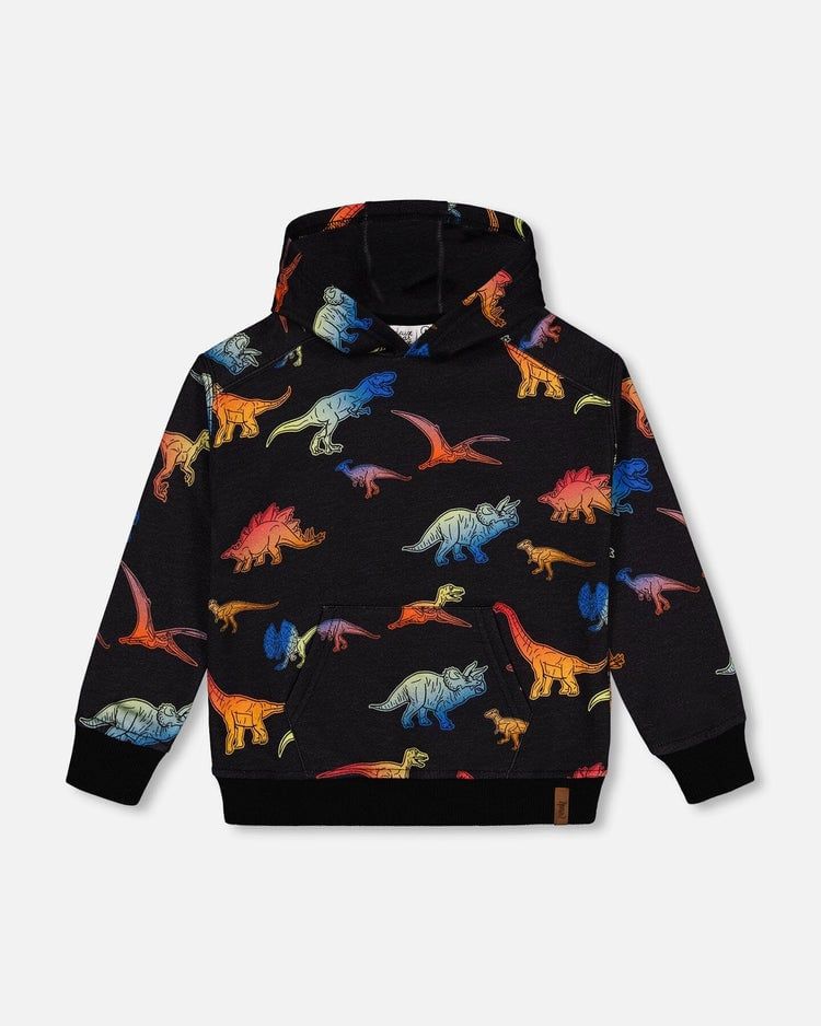 DPD FA23 B Dino Print Hoodie