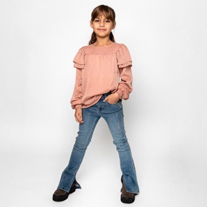 NoWay FA23 G Ruffle Blouse