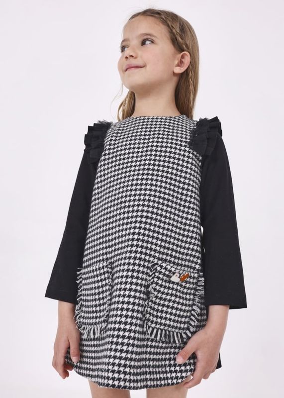 Mayoral FA23 G Check Dress