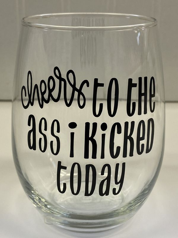 Cheers Stemless Wine Glass