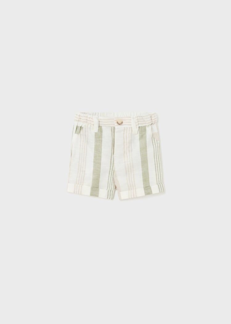 Mayoral SP24 Bby B Striped Shorts