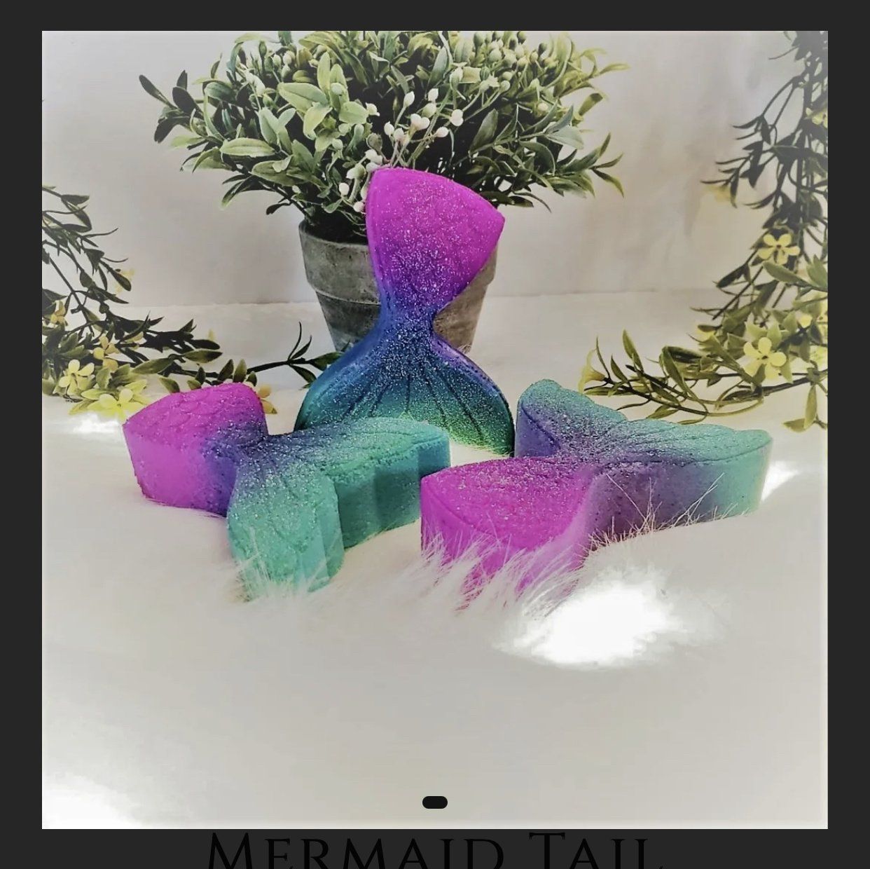 Pink Bubble Mermaid Tail Bomb