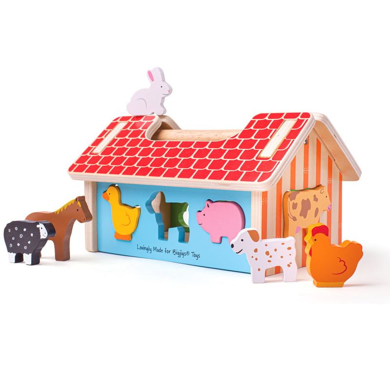 BigJigs Farm House Sorter